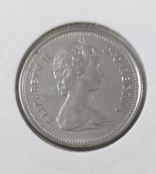 1982 KANADA 25 CENTS ORİJİNAL MADENİ PARASI KRALİÇE II.ELİZABETY(BİRLEŞİK KRALLIK KRALİÇESİ) FİGÜRLÜ 3ÖÖ2HH NADİRDİR