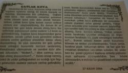 27 Kasım 2006-Orijinal Takvim Yaprağı-Doğum Günü-Söz,Nişan,Nikâh,Düğün ve Önemli Günler Hediyesi-Bizim Anadolu Takvimleri-Ayet(Hadis-i Şerif)-Seyyid Abdulhakim Arvasi'nin vefatı(1927)-Taha,Zehra-Çatlak Kova