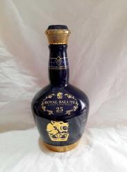 Royal salute 25 porselen viski şişesi kutusunda