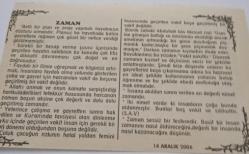 14 Aralık 2006-Orijinal Takvim Yaprağı-Doğum Günü-Söz,Nişan,Nikâh,Düğün ve Önemli Günler Hediyesi-Bizim Anadolu Takvimleri-Ayet(Hadis-i Şerif)-Saddam Tikrit'te ABD askerlerince -yakalandı(2003)-Abdulbari,Amine-Zaman