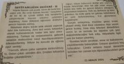 22 Aralık 2006-Orijinal Takvim Yaprağı-Doğum Günü-Söz,Nişan,Nikâh,Düğün ve Önemli Günler Hediyesi-Bizim Anadolu Takvimleri-Ayet(Neml:69)-Nikolai Çavusesku devrildi ve idam edildi (1989)-Abdulhak,Bedia-İhtiyarlığın Değeri-II