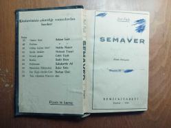 SEMAVER - KÜÇÜK HİKAYELER / 1. İLK BASKI 1936