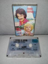 Kaset Ferdi Tayfur Huri Sapan  Dertli Gibi Sevdim. Orijinal 1997 Uzelli 222. Sorunsuz çalışıyor koleksiyonluk