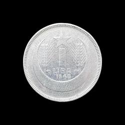 1 Lira 1940 KM#869, ÇİL/MS-63!