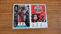 Topps UCL 2023-2024 Extra Mohamed Salah Hat-Trick Hero Kart No:194