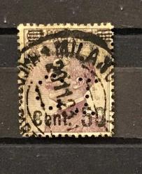 LOT.8 » ESKİ İTALYA PULU DAMGALI PERFİNLİ M2-5b