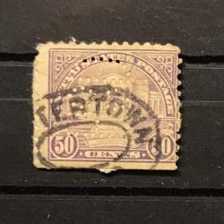 LOT.18 » ESKİ ABD PULU PERFİNLİ DAMGALI, M2-11a