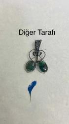 El İşçiliği Gümüş Tel , Yeşim Kolye