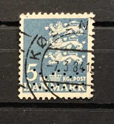 LOT.20 » ESKİ DANİMARKA PULU PERFİNLİ DAMGALI, M2-12a
