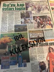 HAFTA SONU DERGİ - GAZETESİ DOĞUM GÜNÜ HEDİYESİ (TURKİSH -MAGAZINE - NEWSPAPER) - TAM TAKIM 8 SAYFADIR -  7 HAZİRAN 1991 - Sayı: 23  -Leah Sorkin-Paco Robanne-Pınar Eliçe-Sibel Gökçe-Dansöz Sibel-Tekin Akmansoy-Arzu Akmansoy-Cevat Kurtuluş-Asuhan-Ayhan Akbin-Yalçın Menteş-Nil Burak-Erol Büyükburç-Ülkü Büyükburç-Bahar Öztan-Bülent Bilgiç-Cüneyt Arkın-Seren Serengil-Erol Taş-Celal Kansu-Kadir Savun-Güzide Kasacı-Orhan Günşiray-Necla Akben-Salih Kırmızı-Ahu Tuğba-Aykut Düz-Yılmaz Köksal-Ayşegül Atik-Erhan Bozkurt-Ceylan’a abla tesellis-Küçük Ceylan-Orhan Gencebay-Orhan Gencebay-Neslihan Yavuzcan-Altan Gencebay-Azize Gencebay-Ahmet Uğurlu-Emrah-Elif Kramer-Sezer Güvenirgil-Serdar Alkan-Naim Süleymanoğlu-Irmak Kıraç-Aysel Gürel-İbrahim Tatlıses-Deniz Akbulut-Murat Özal-Serap Alkan-Saadet Gürses-Sevim Egesoy-