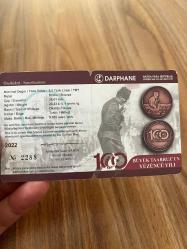 Büyük Taarruzun 100 . Yılı Bronz Darphane Hatıra Parası 2022 Sertifikalı