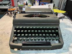 1950 ler alman royal diana daktilo - sorunsuz çalışır durumda
