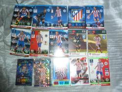 CLUB ATLETİCO MADRİD FUTBOLCU KARTI KOLEKSİYONU 60 ÇEŞİT