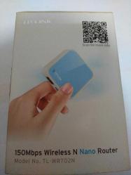 TP-LINK TL-WR702N 150 Mbps Wireless NANO A.P. Tekrarlayıcı Router ( Mini Boy , Kaliteli , Sorunsuz)