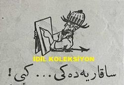 Osmanlıca Karagöz Mizah Dergisi-Gazetesi, Orijinal Dönem Basım, (Ottoman Magazine-Newspaper-Journal Illustré Cara-Gueuz) - 1 Aralık 1923 - Sayı: 1639 - Hicri: 22 Rebiülahir 1342 - Rumi: 1 Kanun-i Evvel 1339 - Karikatür: Tepebaşı Bahçesi'ni İstanbul Sattı. Ankara Harcıyor 