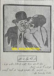 Osmanlıca Karagöz Mizah Dergisi-Gazetesi, Orijinal Dönem Basım, (Ottoman Magazine-Newspaper-Journal Illustré Cara-Gueuz) - 3 Şubat 1926 - Sayı: 1866 - Karikatürist Togo'nun İtalya'nın Silahlanmasına Dair Benito Mussolini'yi Tasvir Eden Çalışması: Bu Gidişle Bir Patlayacak Amma Ne Zaman? 