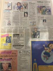 HÜRRİYET KELEBEK GAZETESİ DOĞUM GÜNÜ HEDİYESİ (TURKISH NEWSPAPPER) - 17 OCAK 1997 - SADECE 4 SAYFADIR -Stephen Marquardt-Cindy Crawford-Isabel Adjani-Serdar Turgut-Yasemin Boran-Tekin Aral-Seyda Açıkol-Nagihan Yerlikaya-Emine Ersoy Kalkan-Güzellik testi-Gençler uyuşturucuya DUR diyor-Lisa’nın dönüşü-Kırmızı renkler-Ramazan ve niyet-Yasemince-Baştan çıkarıcı olup olmadığınızı anlamak elinizde-Cinci hocanın eşi anlatıyor-Vaziyetin DURUM’u-Bacı baskında-Michael’in Jackson kozmetikleri Türkiye’de-Orhan Abi Halk Show-Sevimli kahramanlar-Siyaset Meydanı