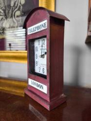 Metal Kasa London Masa Saati