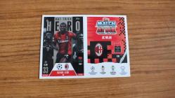 Topps UCL 2023-2024 Extra Rafael Leão Hat-Trick Hero Kart No:198