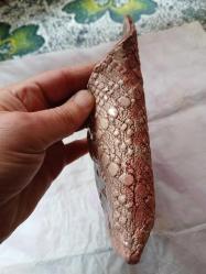 Seramikten zarf şeklinde sukulent'lik