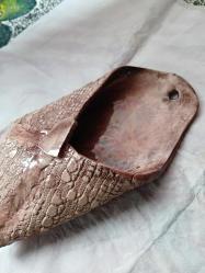 Seramikten zarf şeklinde sukulent'lik