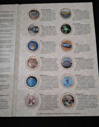 Doğu Almanya 40. Yılı Temalı 12 Adet Hatıra Madalya (Kitapçıkta)