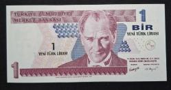 8. Emisyon 1 YTL A27 ÇİL KAĞIT PARA