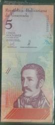 VENEZUELA  2018   5  BOLİVARES