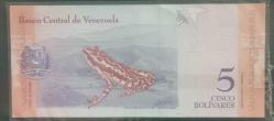 VENEZUELA  2018   5  BOLİVARES