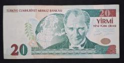 8. Emisyon 20 YTL D25 ÇÇT KAĞIT PARA
