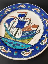 SITKI USTA ESERİ “KİNTSUGİ FELSEFELİ” SITKI OLÇAR İMZALI TABAK