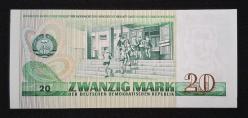 Doğu Almanya 20 Mark 1975 ÇA KAĞIT PARA