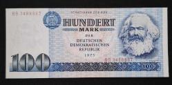 Doğu Almanya 100 Mark 1975 ÇÇT KAĞIT PARA