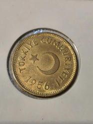 1956 YILI 25 KURUŞ PİRİNÇ ÇİL ÇİLALTI