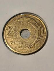 1950  YILI MADENİ 2.5 KURUŞ