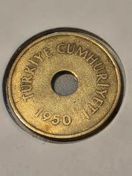 1950  YILI MADENİ 2.5 KURUŞ