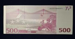 500 Euro 2002 Almanya Altın Folyo ÇİL FANTEZİ PARA