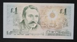 İskoçya 1 Pound 1994 ÇİL HATIRA KAĞIT PARA (Robert Louis Stevenson'ın ölümünün 100. yılı)