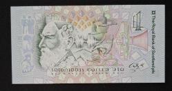 İskoçya 1 Pound 1997 ÇİL KAĞIT PARA (Alexander Graham Bell'in doğumunun 150. yıl dönümü)