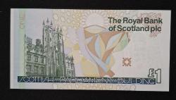 1 Pound 1999 ÇİL HATIRA KAĞIT PARA  (İskoç Parlamentosu'nun İlk Toplantısı)