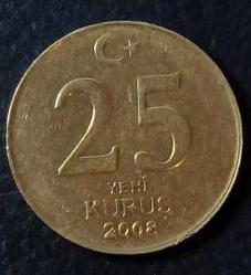 25 Yeni Kuruş 2008