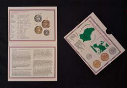 LÜKSEMBURG 1/5/20/50 Frank 1992 Yılına Ait Madeni Para Seti ÇİL