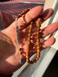 Gümüş püsküllü kuka tesbih 33’lü.