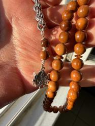 Gümüş püsküllü kuka tesbih 33’lü.