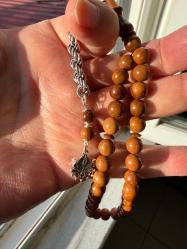 Gümüş püsküllü kuka tesbih 33’lü.