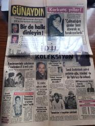 Günaydın Gazetesi - Turkish Newspaper - 14 Ocak 1982 - Türkiye'de bulunan Avrupalı parlamenterlere tavsiyemiz Bir de halkı dinleyin - Türkiye hakkında demokrasi raporu verecek olan heyet Türkiye'yi 12 Eylül öncesi savaş alanına döndüren eski parlamenterler ile görüştü - Randevuevinde yakalanan 7 kadından 4'ü evli çıktı Fotoğrafı - İngiltere başbakanı bayan Thatcher'in oğlu cezayir'de kayboldu - Suudi Arabistanlı Petrol şeyhinin oğlu İstanbul'da Türk kızı İkliz Erton ile evlendi Fotoğrafı - MHP duruşmasında Berker İnanoğlu tahliye edildi fotoğraf - Ali Han Ve Rita Hayworth'un kızı Yasemin Han dünyanın en iyi giyinen kadını seçildi fotoğraf - dolar değer kazandıkça altın düşüyor - geçtiğimiz yıl 10 bin Alman ailesi avustralya'ya göç etti - Renault - 1981 TV yıldızları yarışması birincileri - Ahmet Özhan İbrahim Tatlıses Uğur Dündar Cihan Ünal Fotoğrafı - Yargılanan Tarık Akan'ın dünkü duruşmasında şöhretler  Bülent Ersoy Halit Kıvanç Gülşen Bubikoğlu İbrahim Tatlıses tanıklık yaptı foto - İdil Koleksiyon