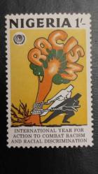 LOT.13 » 1966 YILI NİJERYA ULUSLARARASI IRKÇILIKLA MÜCADELE YILI VİNYET ÇOK ÇOK NADİR TAM SERİ DAMGASIZ  ŞARNİYERSİZ.