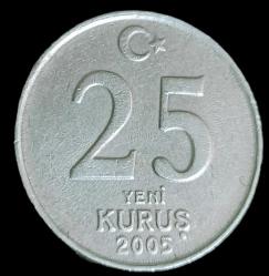 2005 25 Yeni Kuruş