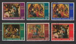 Tablo - Resim - El sanatları temalı  damgalı pul veya seri