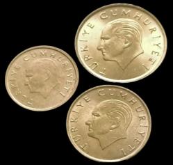 1989 50-100-500 Lira (500 Lira Meksika baskısı)